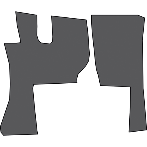 Dessin technique de Moquettes VOLVO FH depuis 2002 100