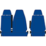 FODERA RENAULT MASTER 1+2 2024 BLU