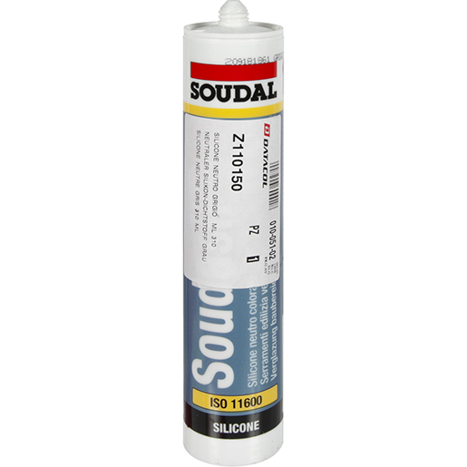 Silicone neutro Alcoxy PREMIUM LINE grigio polvere 300 ml Silicone neutro Alcoxy PREMIUM LINE grigio polvere 300 ml