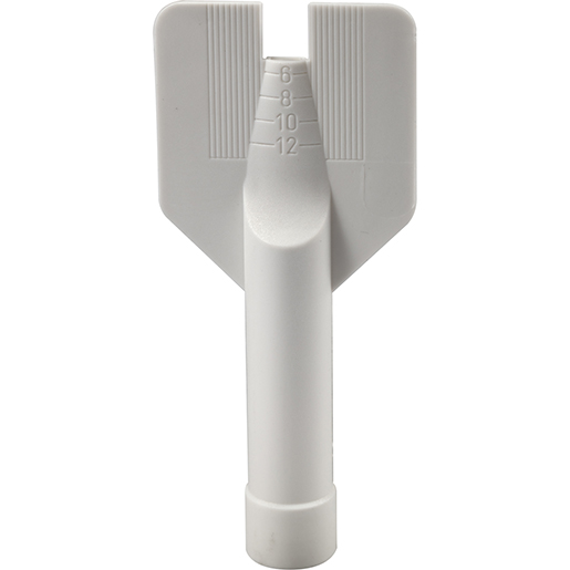 Halbrunde Düse mit verstellbaren Flügeln