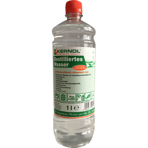 Acqua distillata a norma VDE 0510