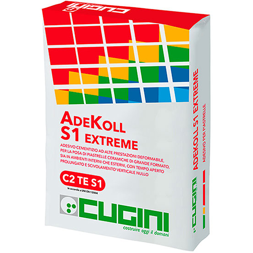 Zementkleber für Keramikfliesen S1 EXTREME weiß