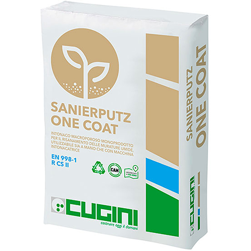 Entfeuchtungsputz für Mauerwerksrestaurierung ONE COAT 25 kg