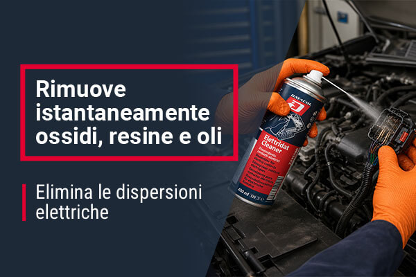 Spray disossidante per contatti elettrici