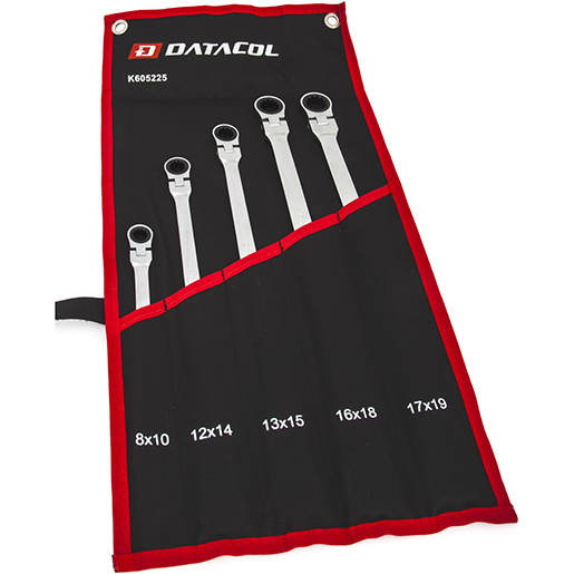 Dettaglio di Set di chiavi lunghe a doppio snodo in cromo vanadio 5 pezzi 305