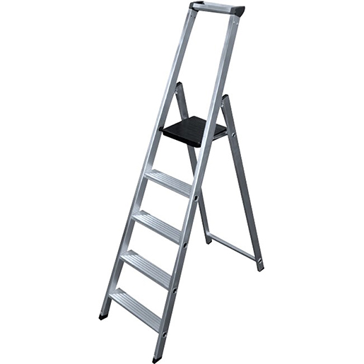 Escalera tijera profesional 5 peldaños
