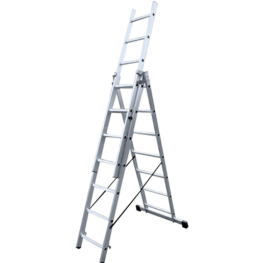 Escalera transformable de 3 ramos